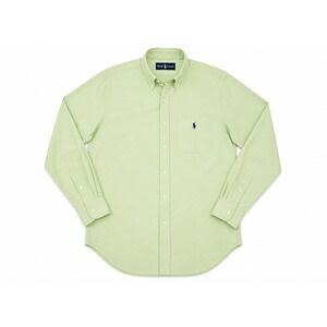 Polo Ralph Lauren‎ Mens Button Shirt Green Oxford Pony Logo Big Size XL